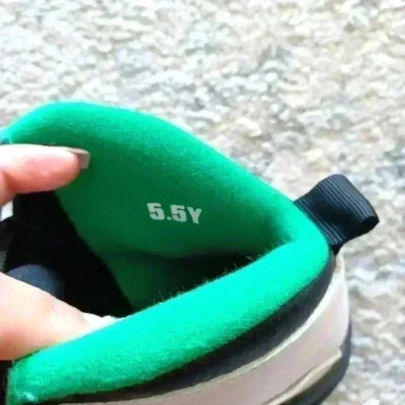 Nike Air Jordan 10 White Ans Green Retro Seattle Shoe 5.5Y 7W - Picture 11 of 16